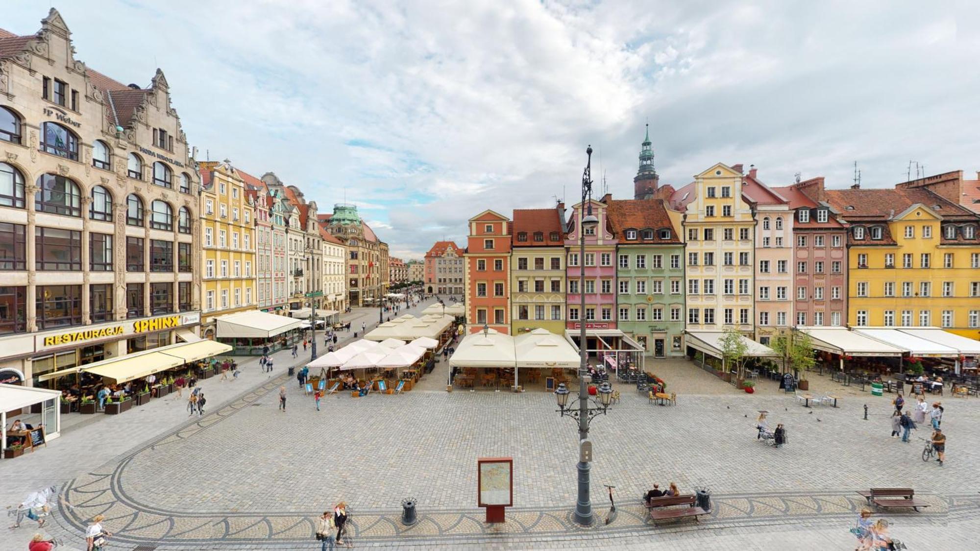 Widok Na Rynek Leilighet Wrocław Eksteriør bilde